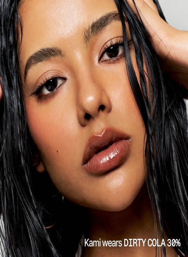 fwee 3D Voluming Gloss 30% (Sheer) | High Shine, Non-Sticky Lip Gloss for Makeup | Long-Lasting, Moisturizing Gel Formula – Dirty Cola 30% | 30% & 70% Pigment Options | 5.3g - Image 3